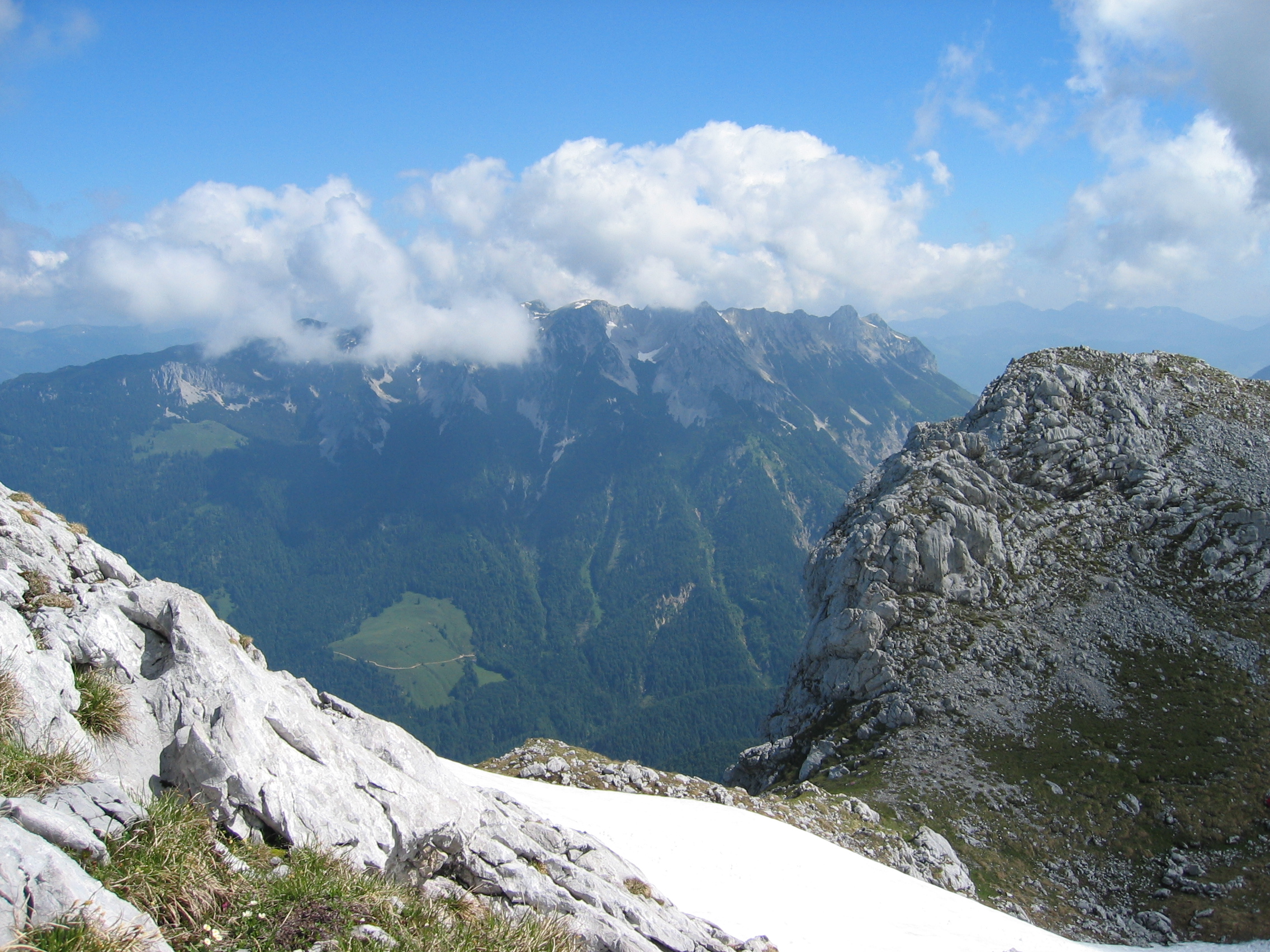 Blick zum Zahmen Kaiser