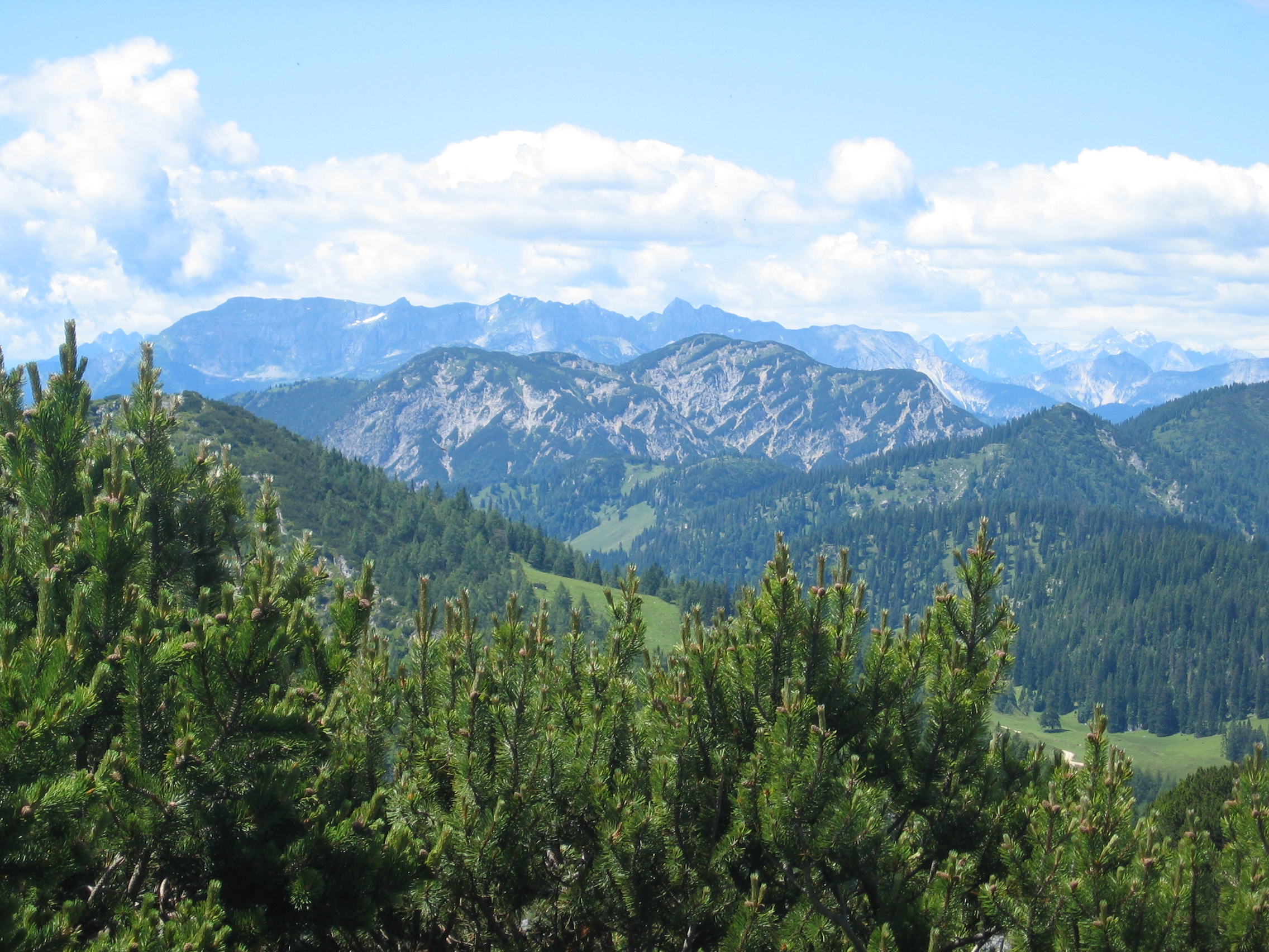 Blick in Richtung Rofan-Stock