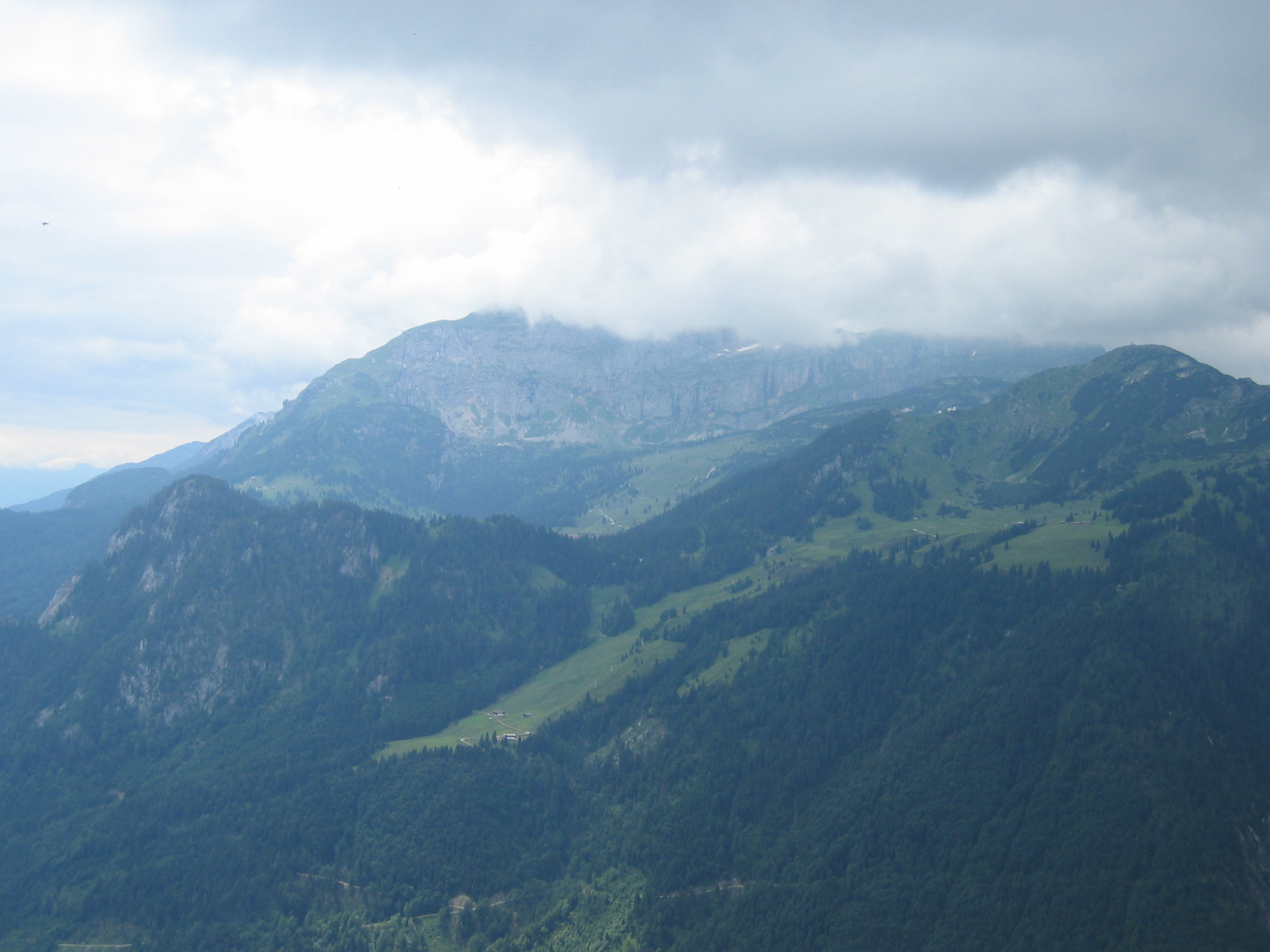 Vom Rofanstock ist nicht viel zu sehen.