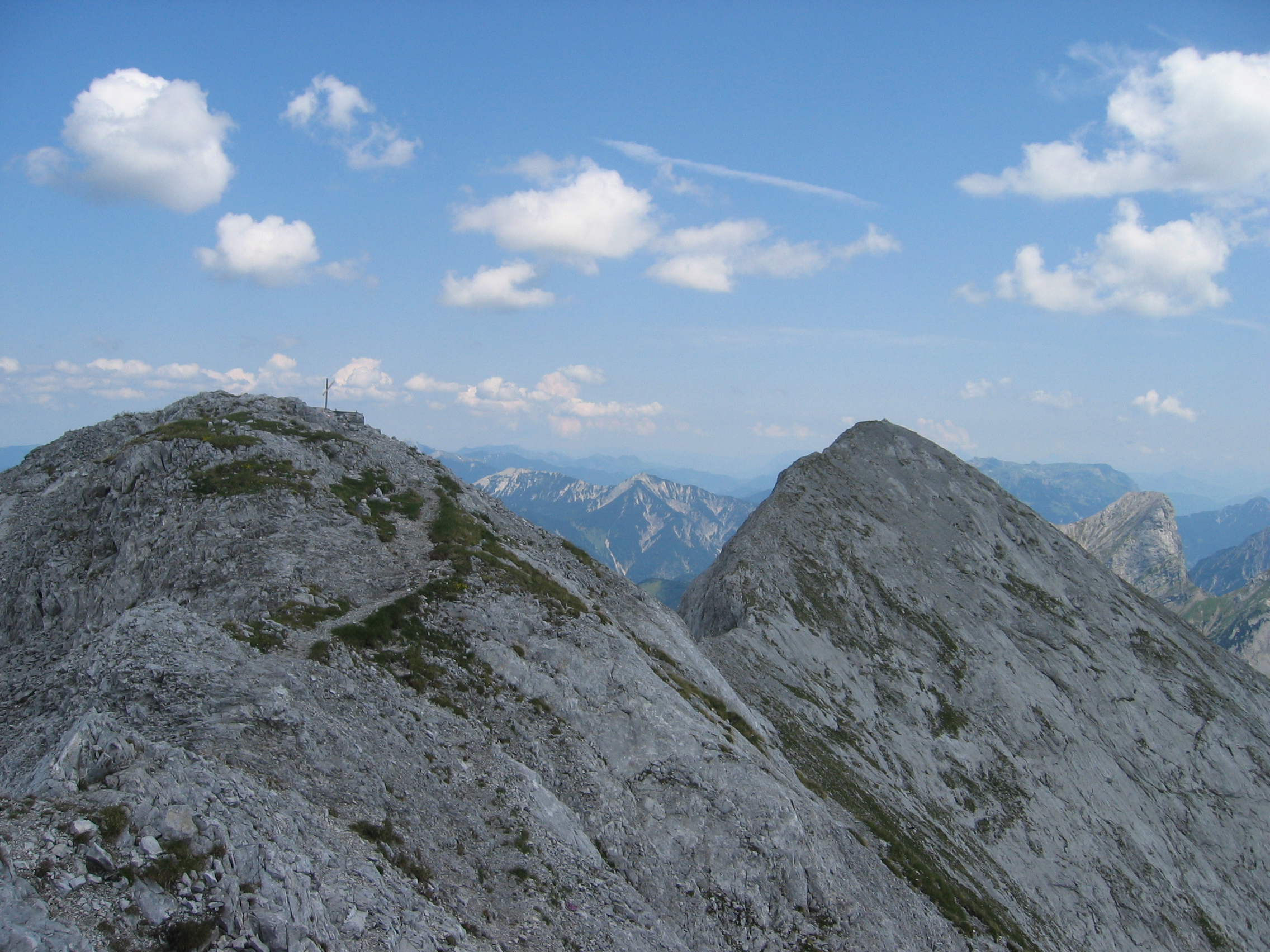 Gamsjoch, Westgipfel und Hauptgipfel