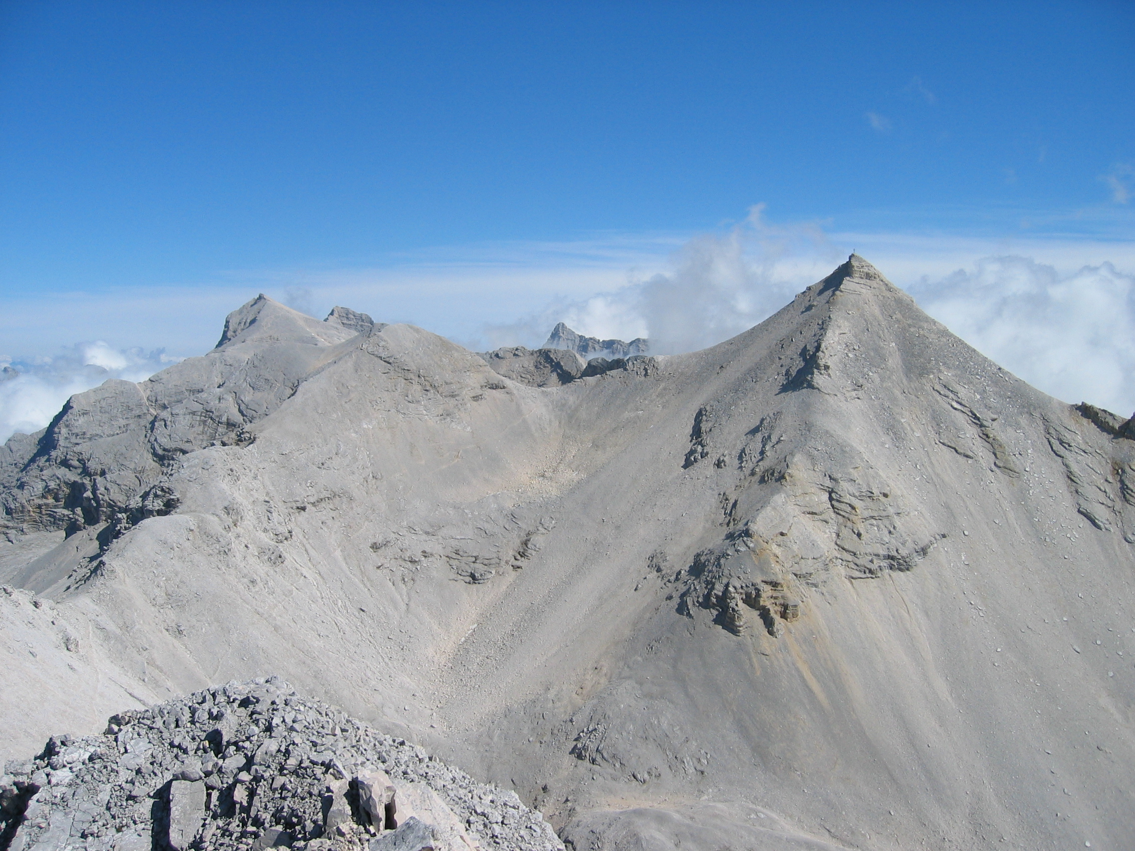 Ganz hinten die Kaltwasserkarspitze