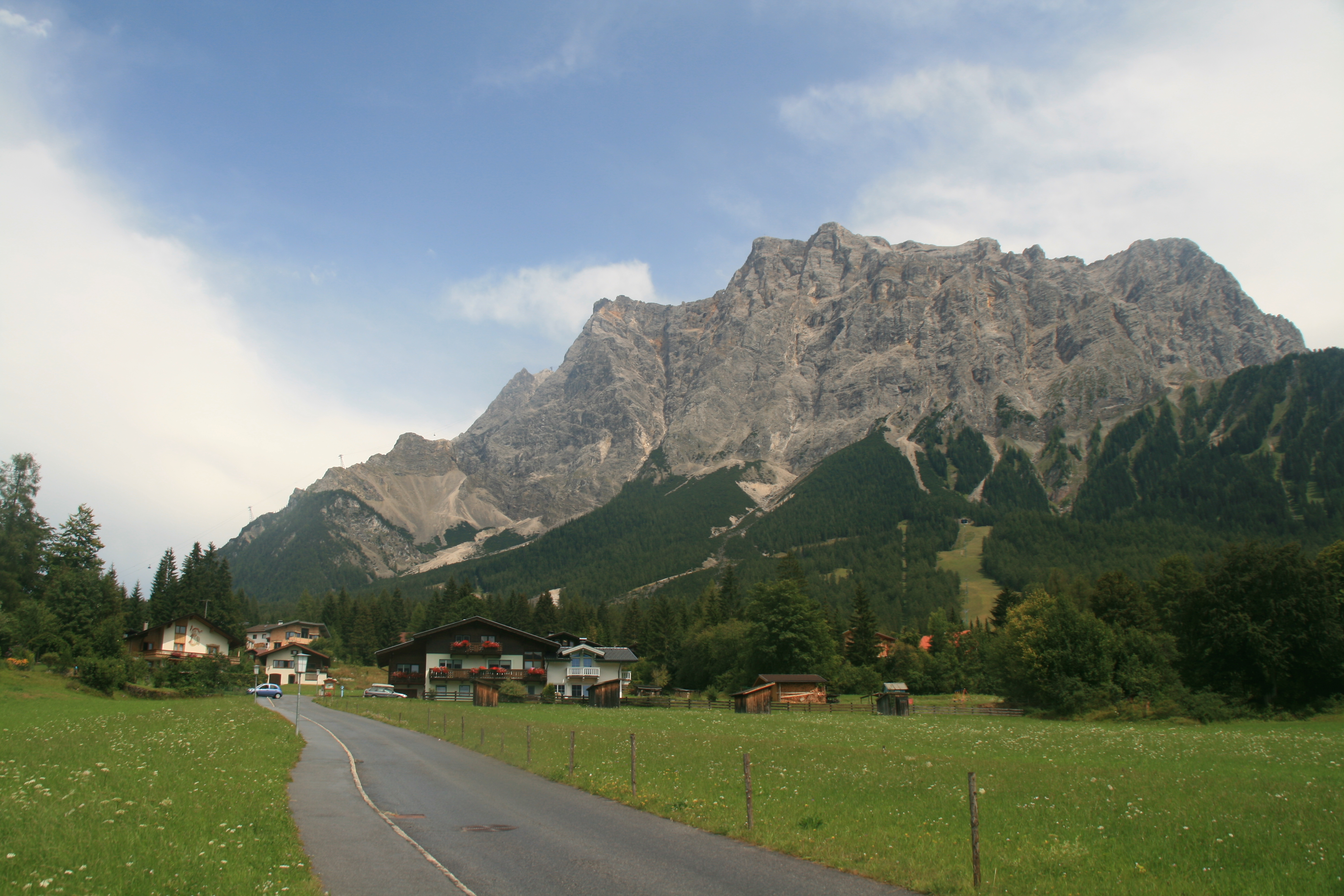 Zugspitze über Ehrwald