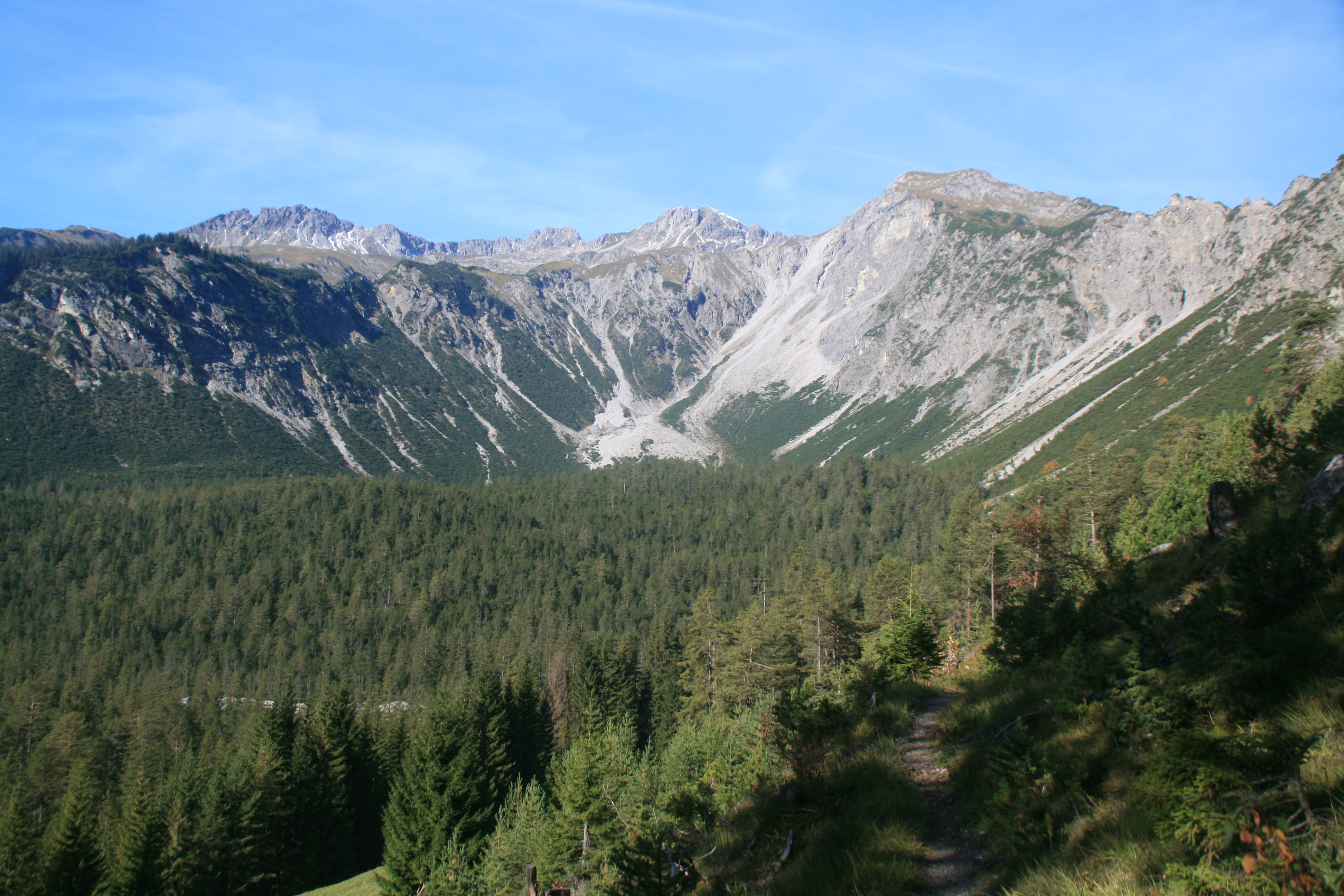 Aufstieg durch das Kälbertal