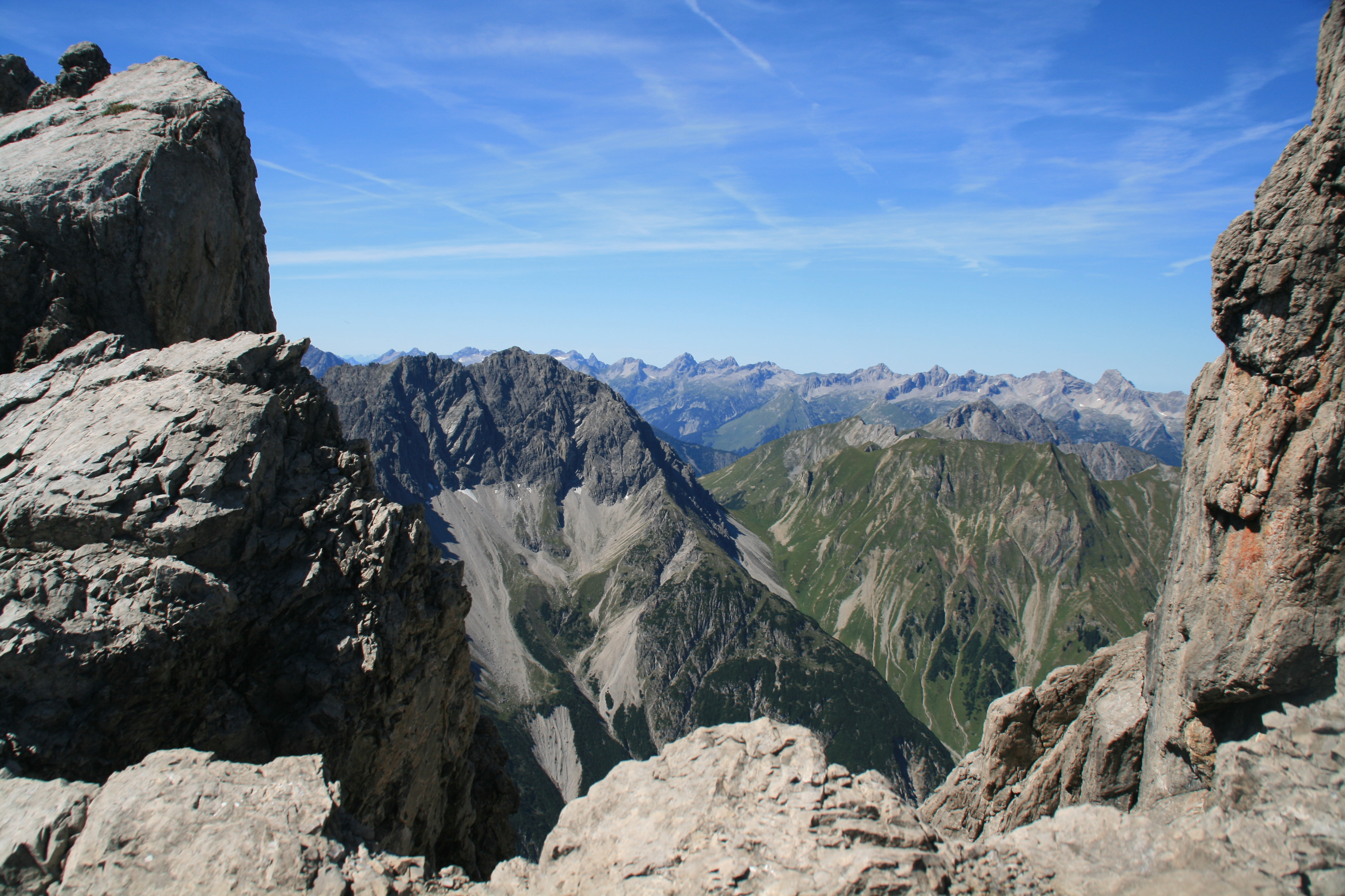 Durchblick zur Hornbachkette