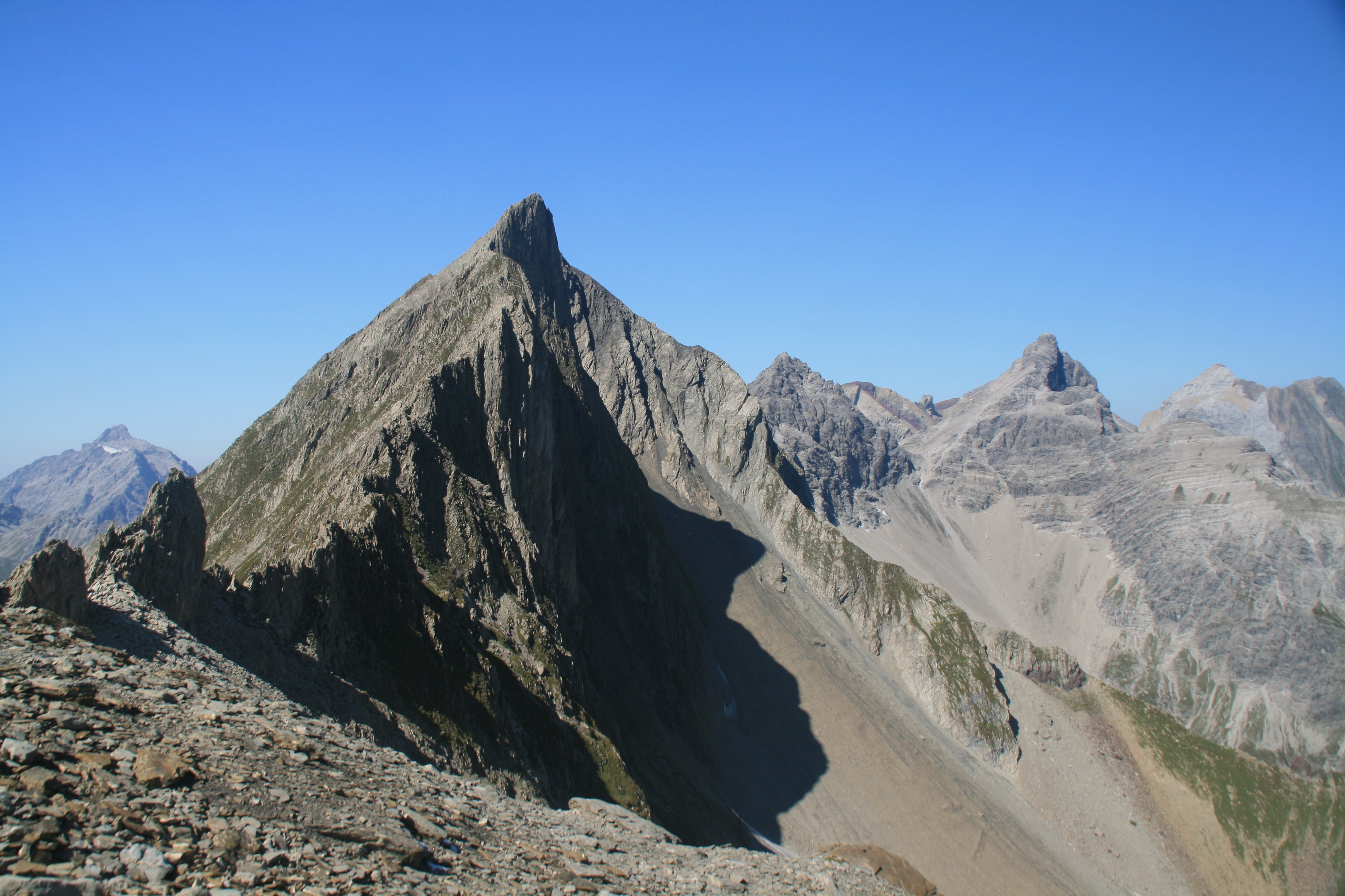 Kurz vor der Parseierscharte, Grießmuttekopf
