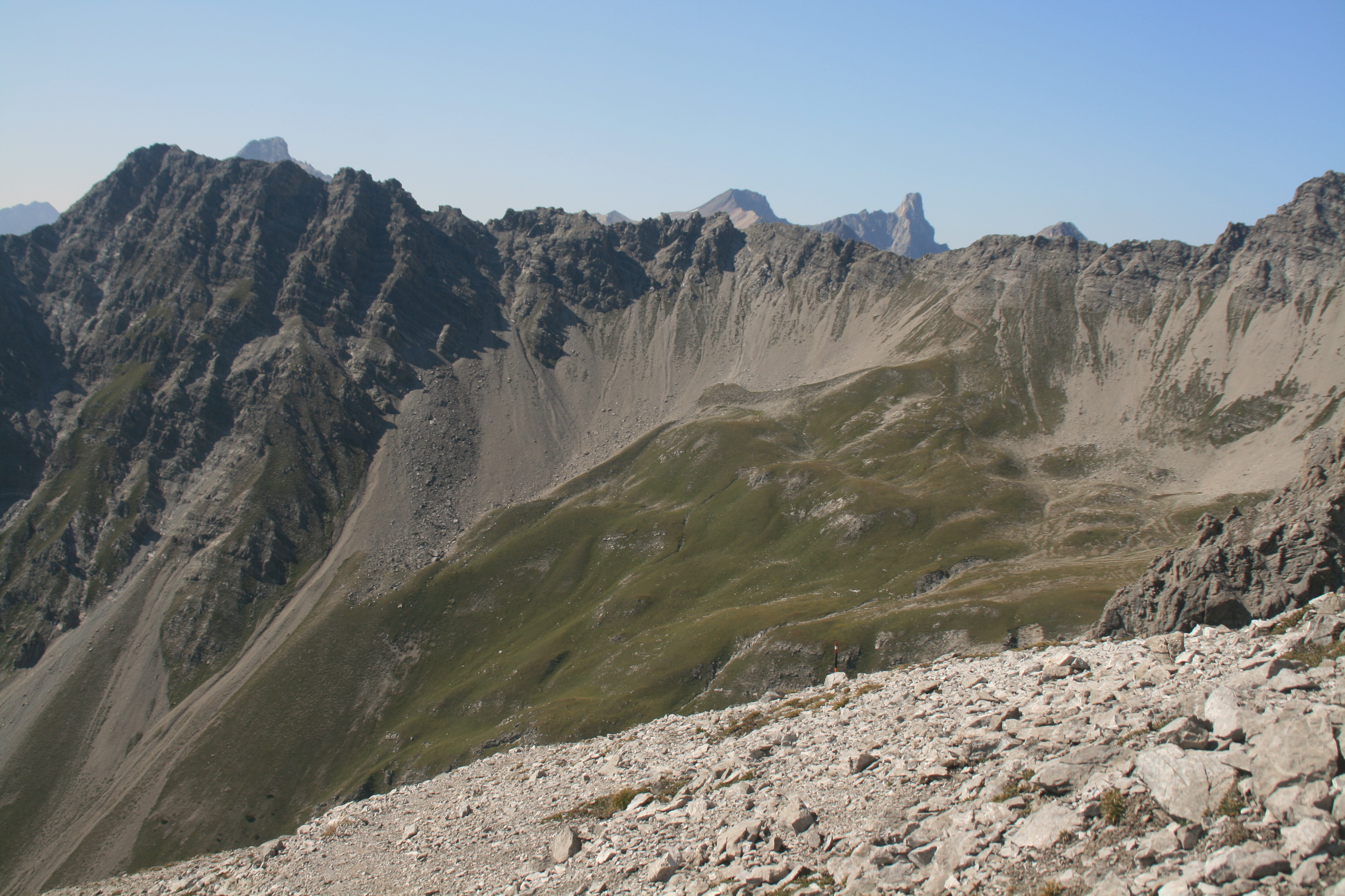 Holzgauer Wetterspitze hinter dem Winterjöchl