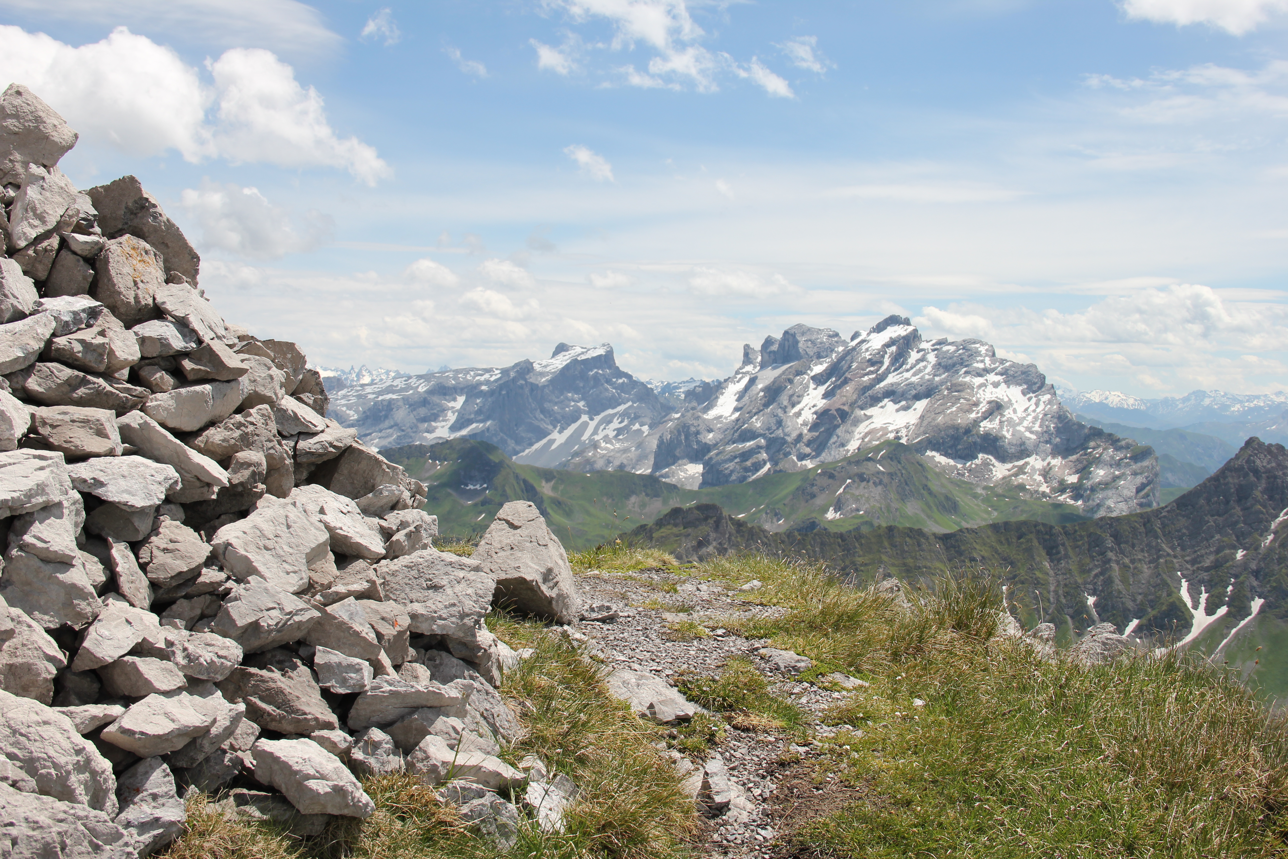 Sulzfluh, Drei Türme und Drusenfluh