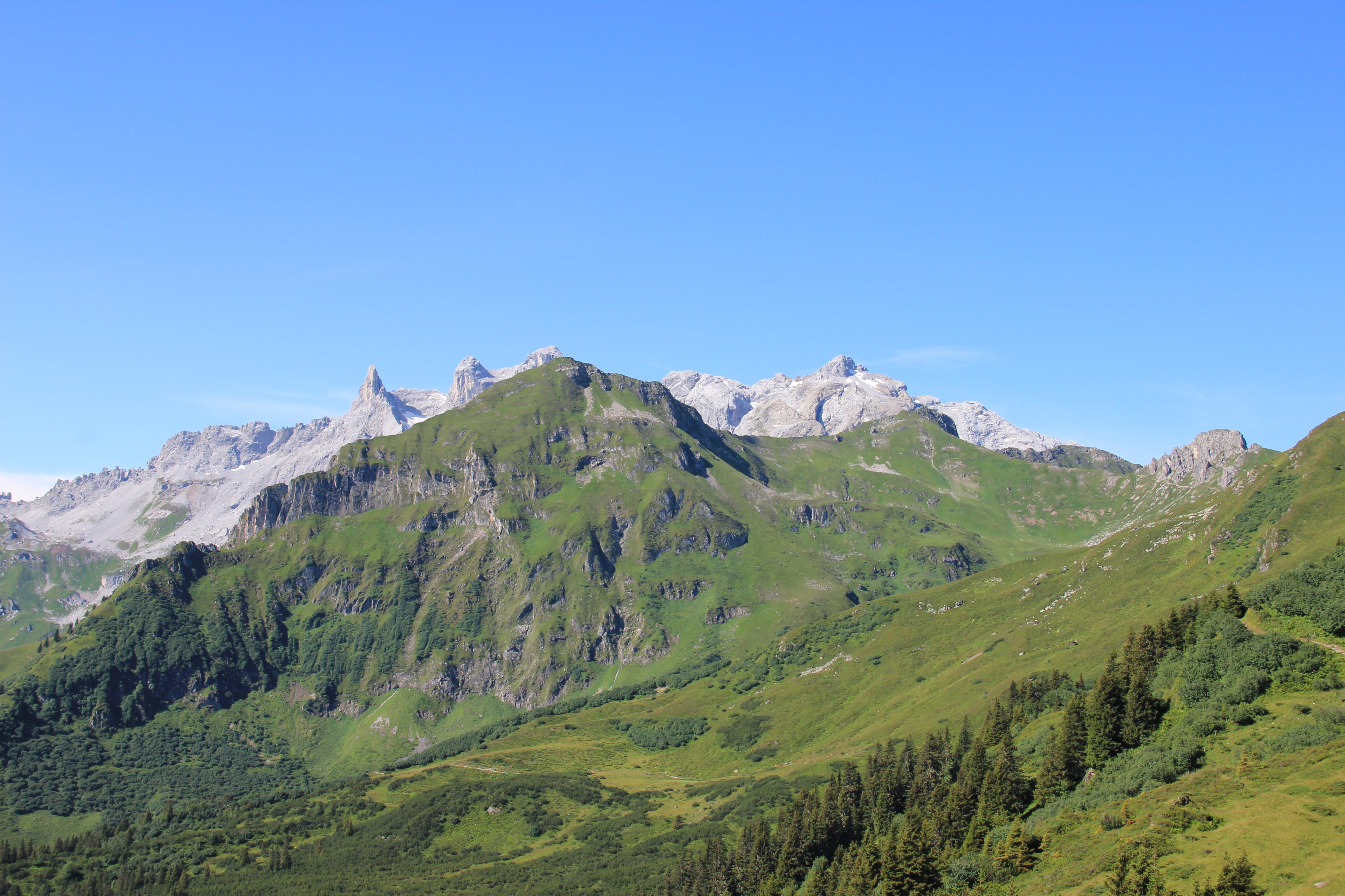 Von Anfang an herrliche Aussicht