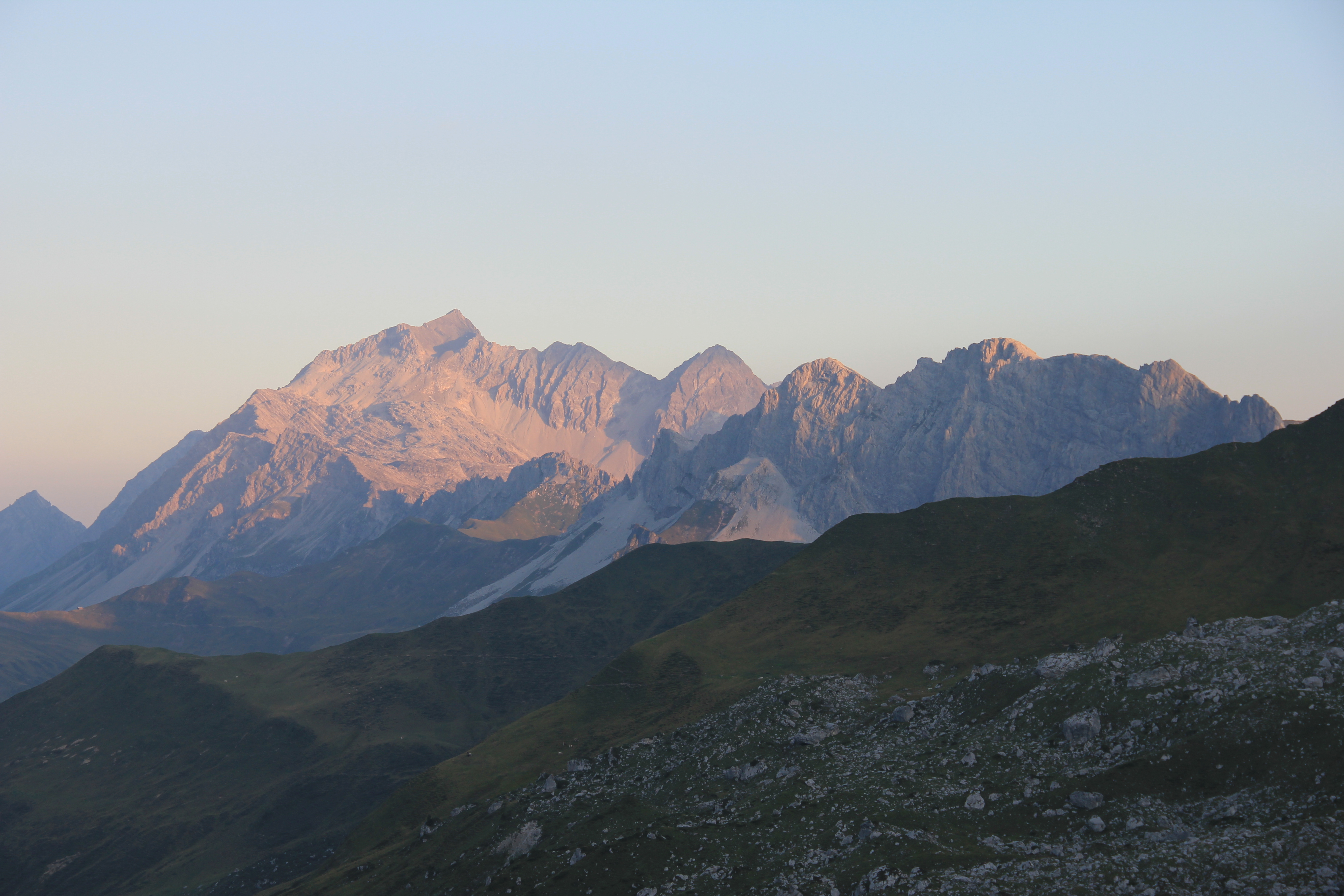 Schesaplana, noch weit weg