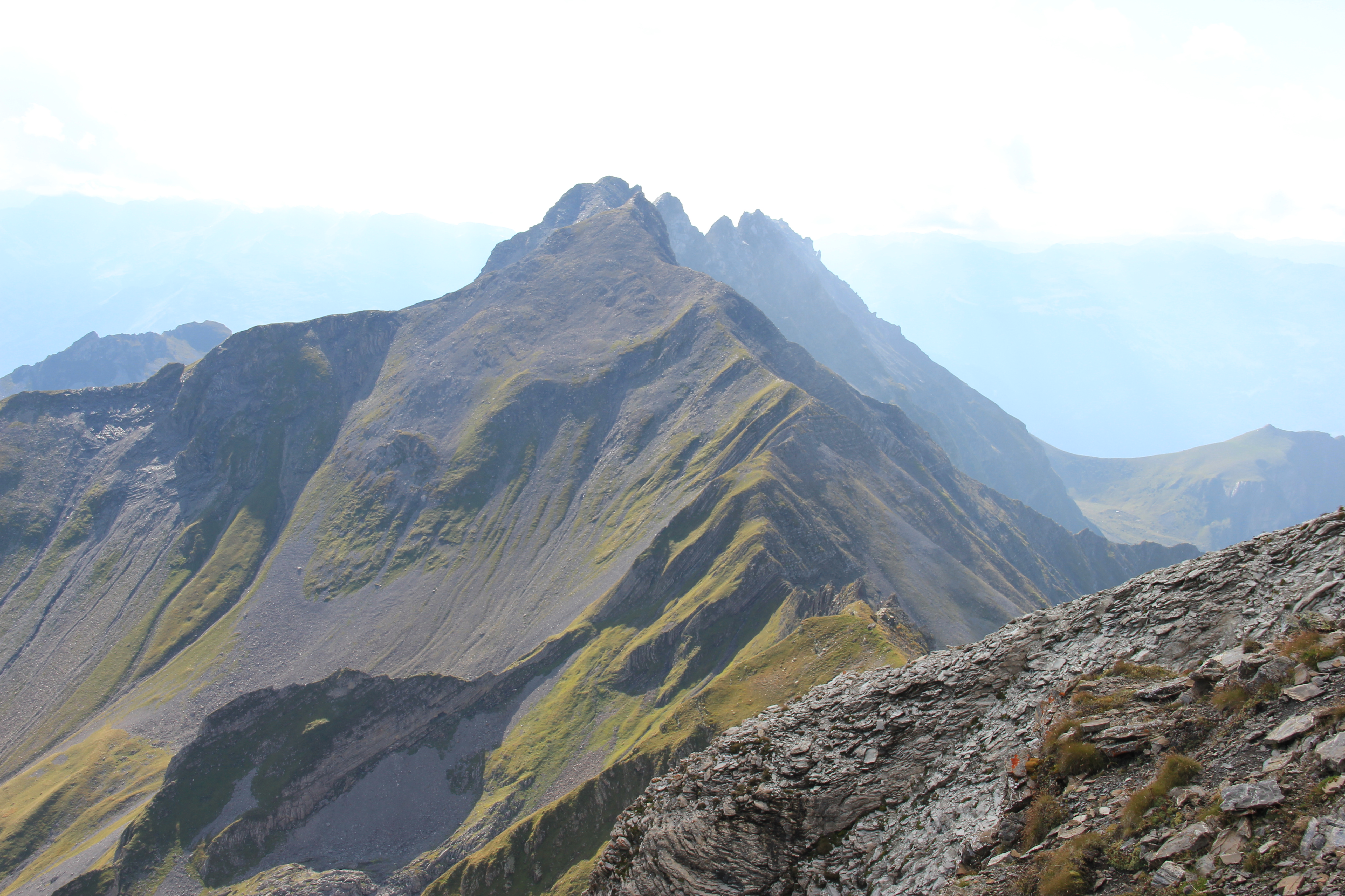Blick vom Naafkopf zu den Grauspitzen