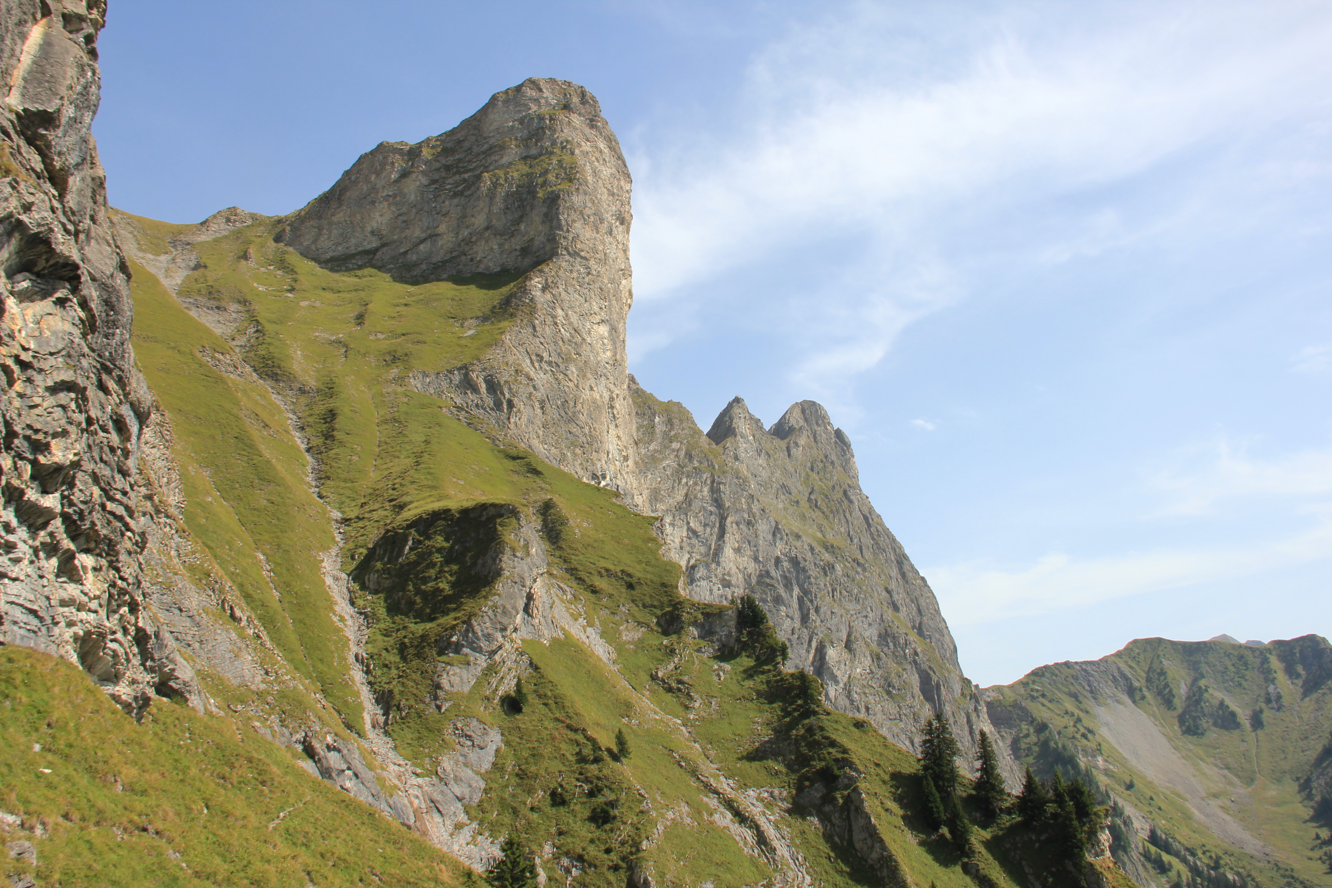 Im Abstieg vom Fläscher Fürggli