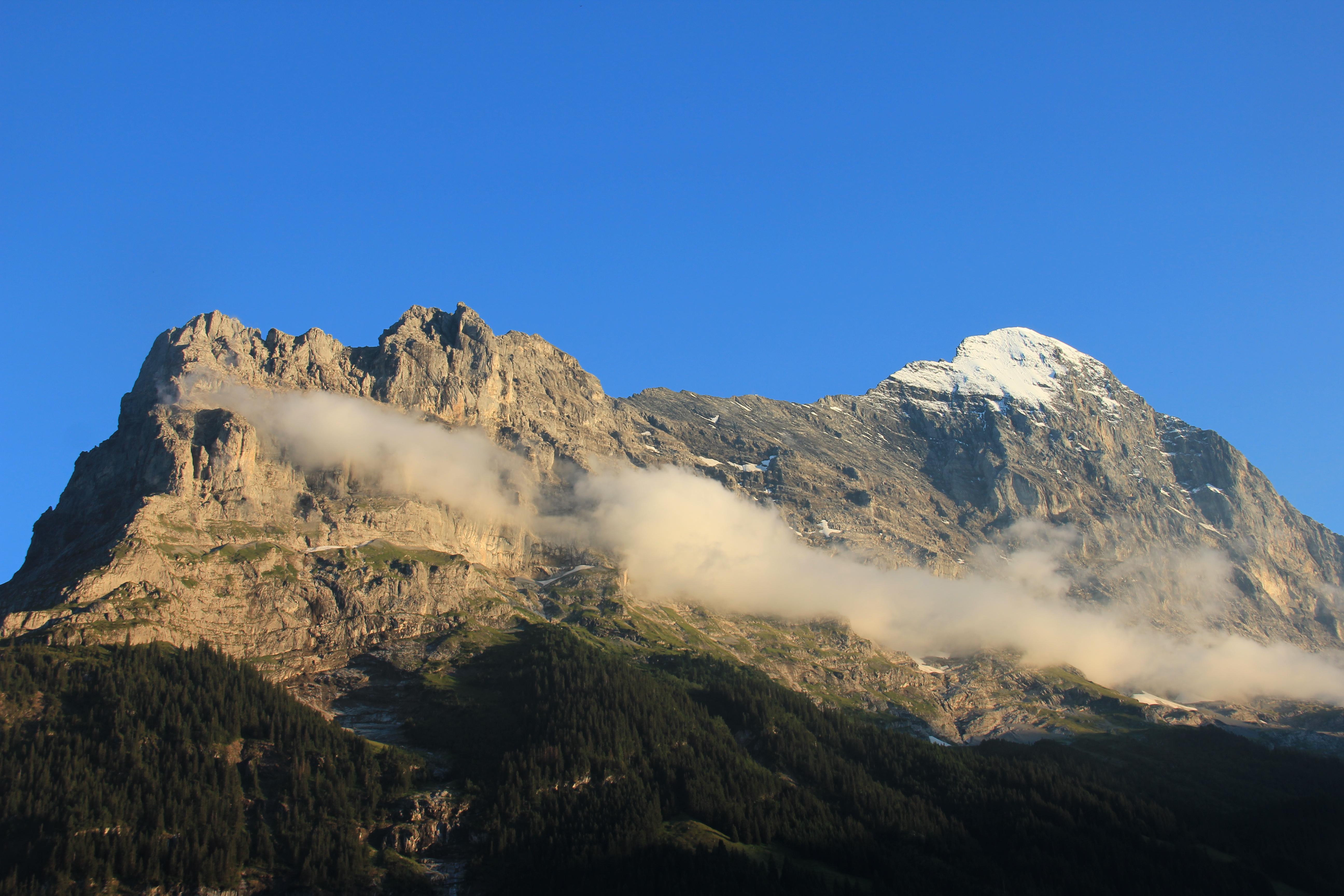 Vortag: Aussicht vom Balkon des Hotelzimmers