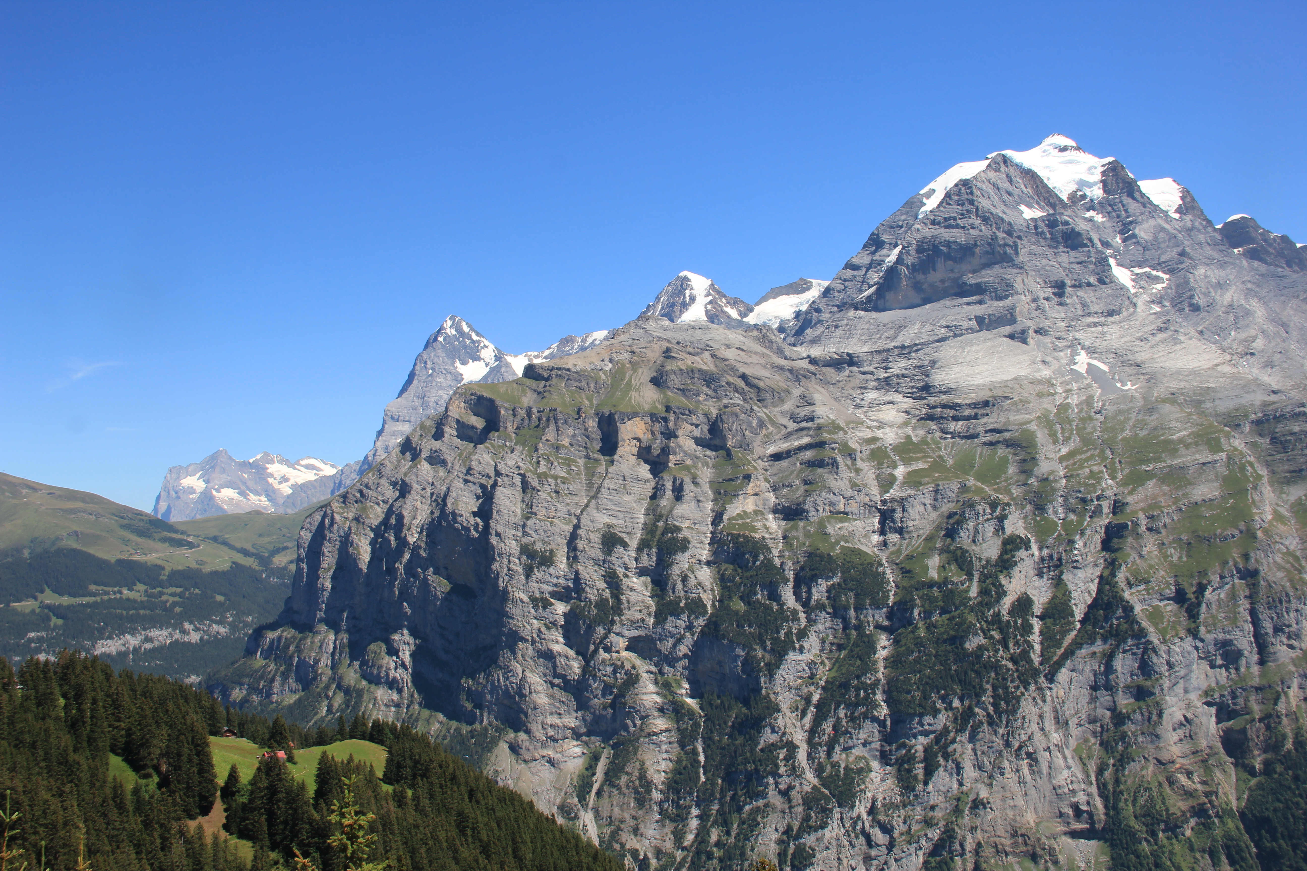 Wetterhorn, Eiger, M&ouml;nch und Jungfrau