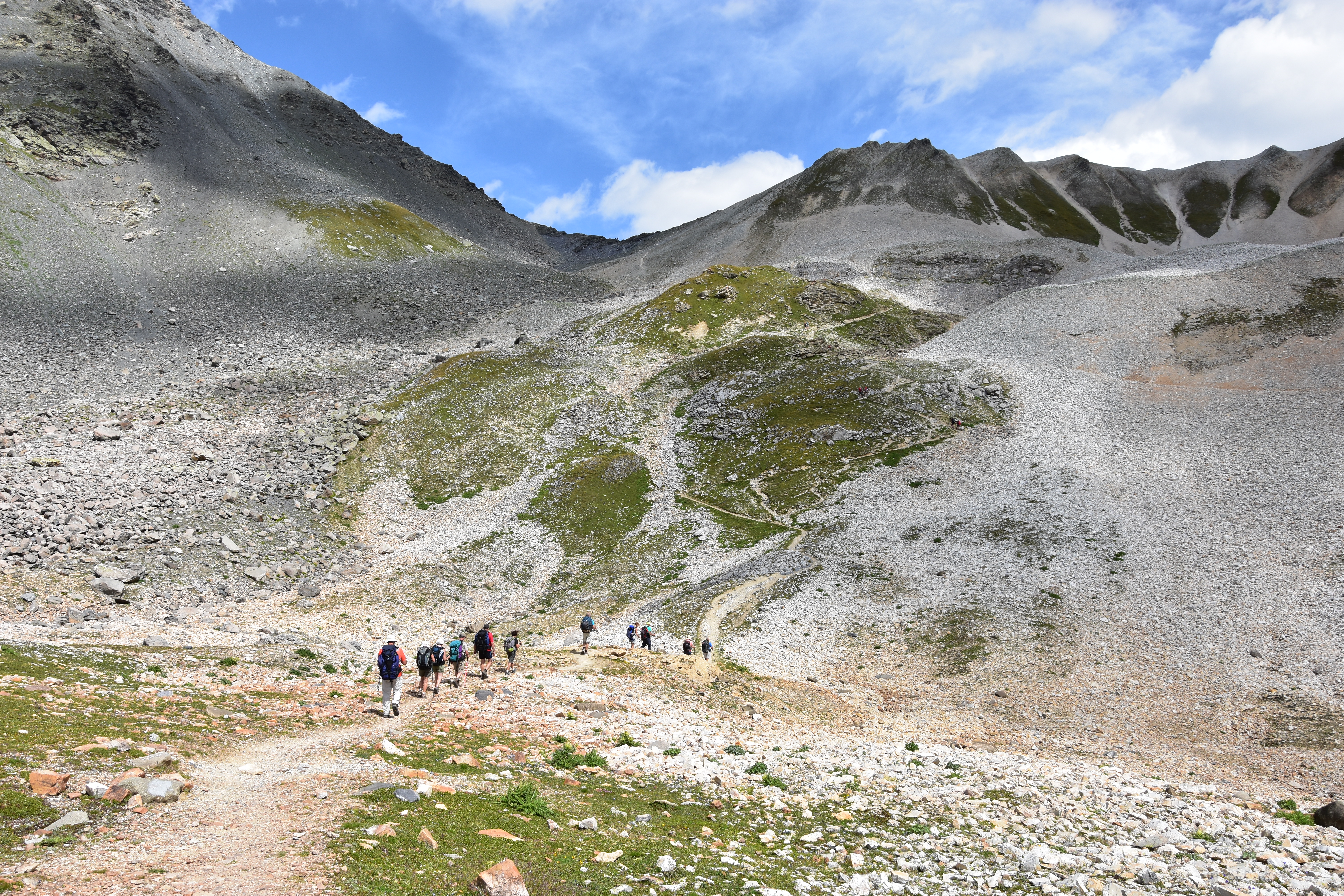 R&uuml;ckblick zum Col de Chavi&egrave;re
