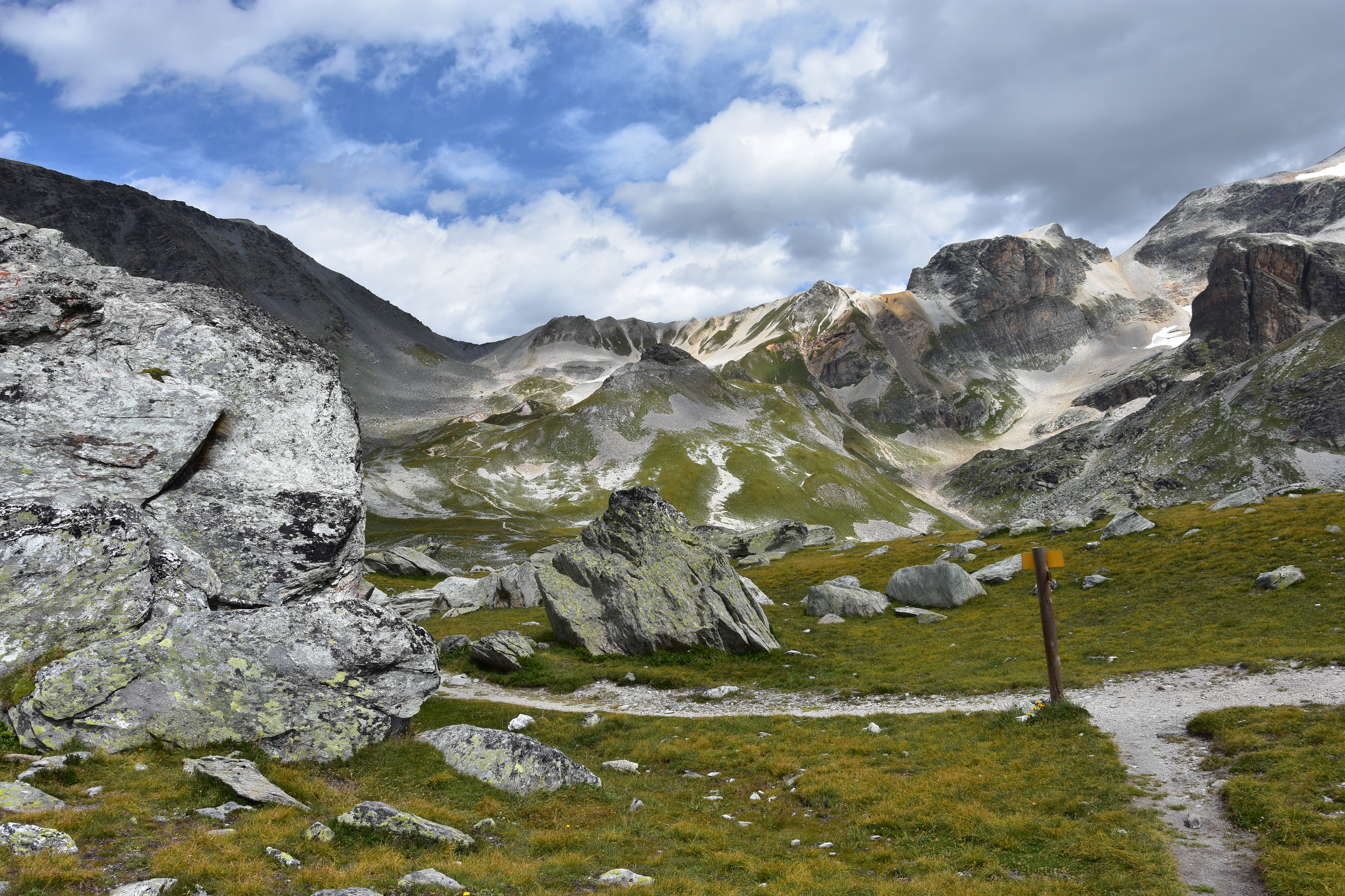 R&uuml;ckblick zum Col de Chavi&egrave;re