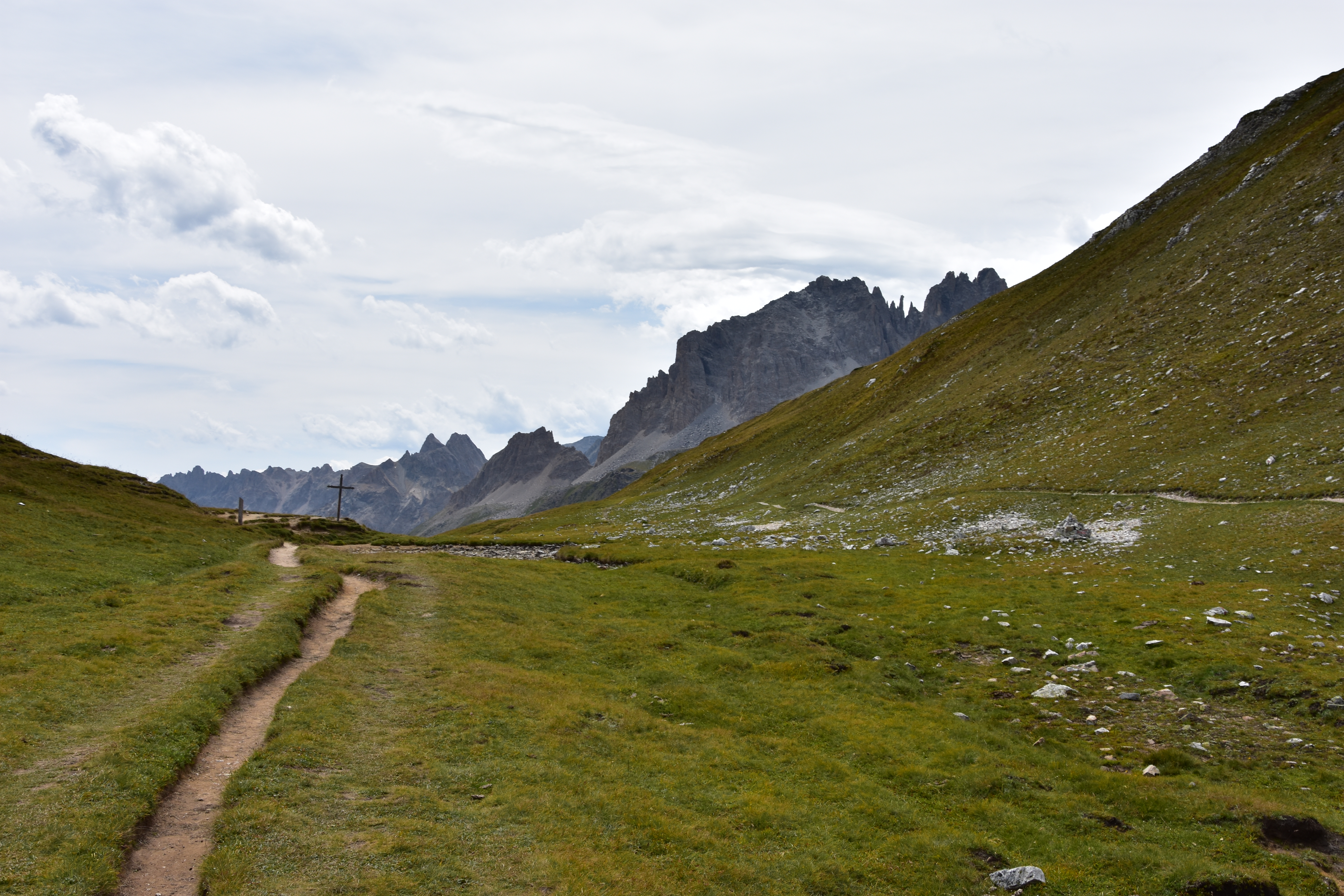 Ankunft am Col Vall&eacute;e &Eacute;troite