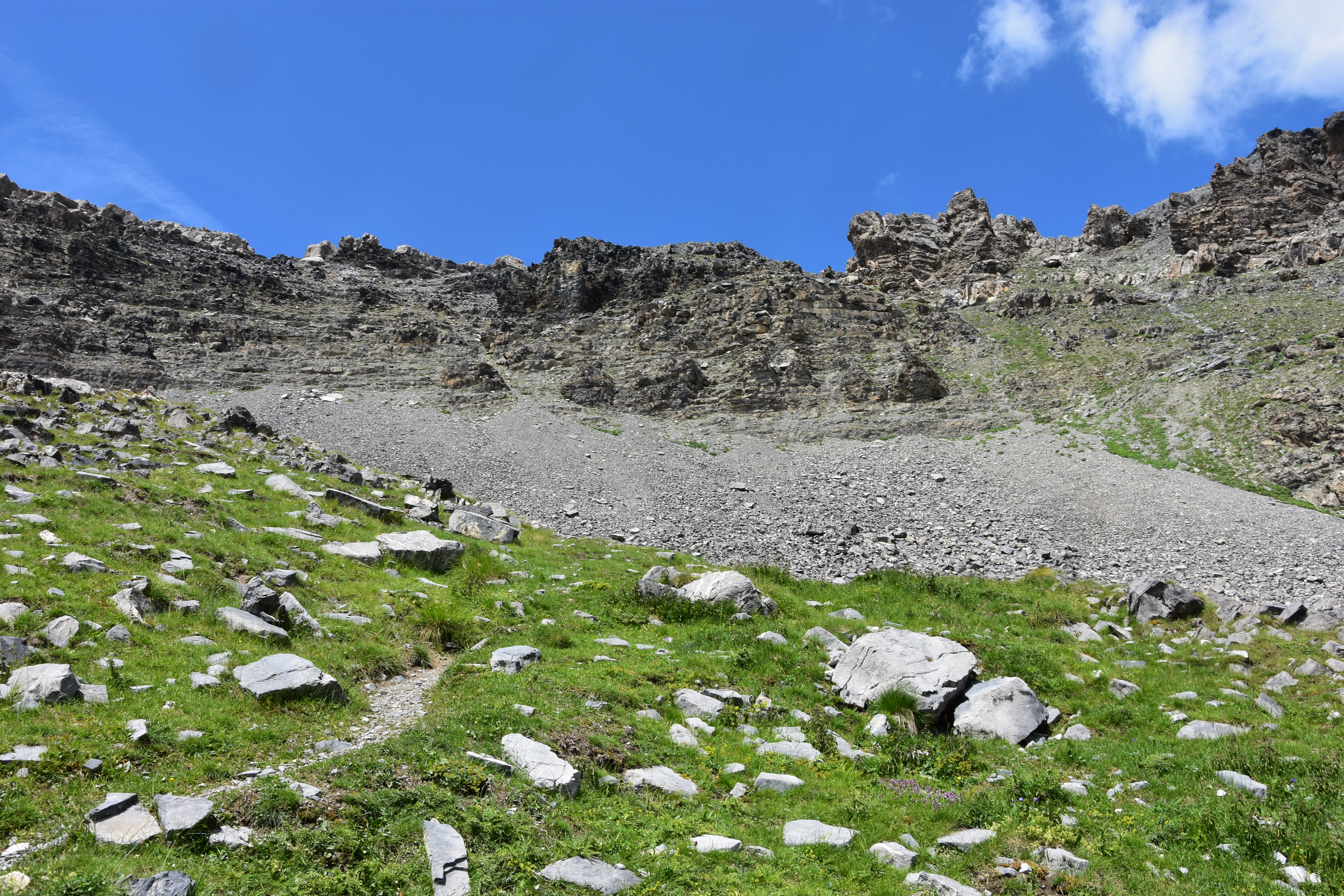 R&uuml;ckblick zum Pas de la Cavale